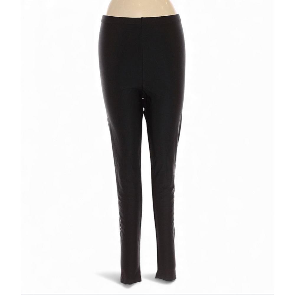 INSANITY UK Pyramid Collection BLACK LEGGINGS Hi-Rise COTTON KNIT STRETCH sz 2X
